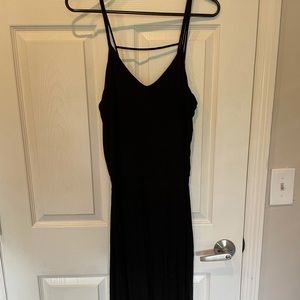 Black Stretch Maxi Dress